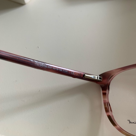 7 FOR ALL MANKIND pink eyeglass frames NWT - Picture 3 of 4